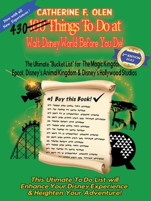 cover image of One Hundred Things to do at Walt Disney World Before you Die